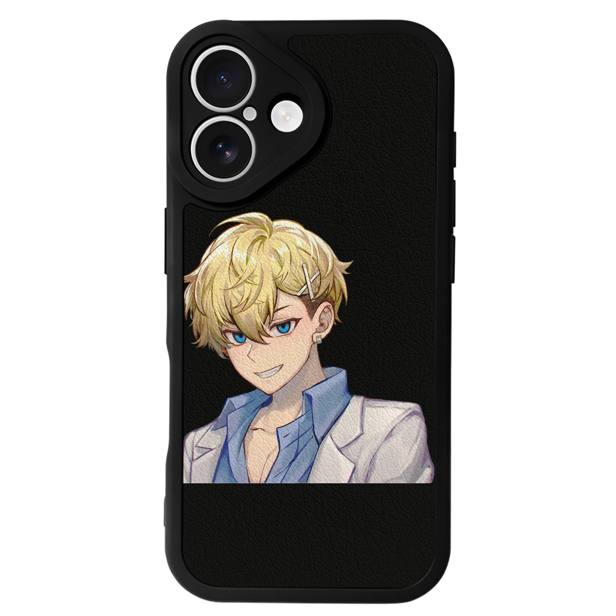 （画像用） 東京リベンジャーズ Tokyo Revengers 【iPhone 16シリーズ対応】シリコンスマホケース（レザー調） 材質：シリコン